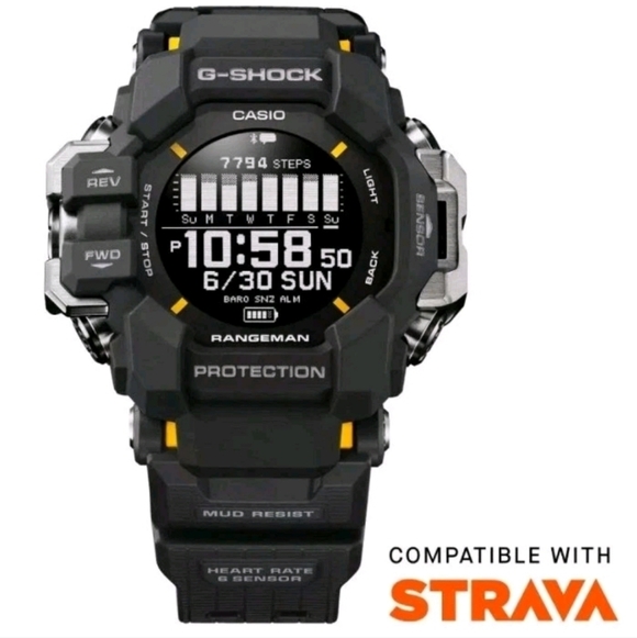 CASIO G-SHOCK MASTER OF G LAND RANGEMAN GPRH10001JR Black Resin Men's Digital...